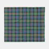 MacDonnell Of Glengarry Oude Plaid Fleece Deken (Voorkant (Horizontaal))