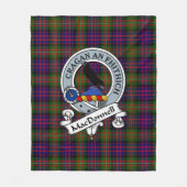 MacDonnell van Glengarry Modern Clan badge Tartan  Fleece Deken (Voorkant)