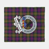 MacDonnell van Glengarry Modern Clan badge Tartan  Fleece Deken (Voorkant (Horizontaal))