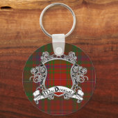MacDougal Tartan Shield Sleutelhanger (Voorkant)