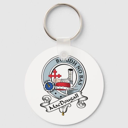 MacDougall Clan Badge Sleutelhanger (Voorkant)
