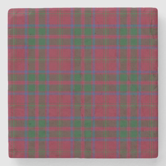 MacDougall Clan Originaux Tartan Stenen Onderzetter (Voorkant)