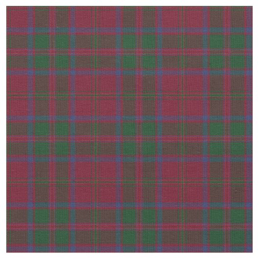 MacDougall Clan Origineux Tartan Pset Pattern Stof (Close Up)