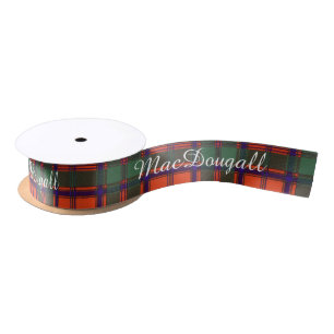 MacDougall clan Pset Scottish kilt tartan Satijnen Lint