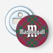 MacDougall Clan Tartan Button Flesopener (Voorkant)
