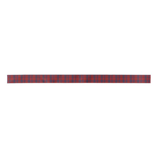 MacDougall Clan Tartan Pset Ribbon Satijnen Lint (Voorkant)