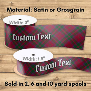 MacDougall Clan Tartan Satijnen Lint