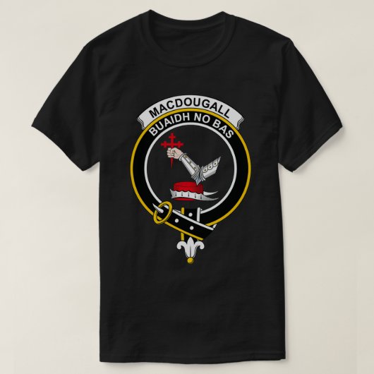 MacDougall Crest Tartan Clan Scottish Clan 1 T-shirt (Design voorkant)