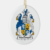 MacDougall Family Crest Keramisch Ornament (Rechts)