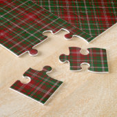 MacDougall Modern Blue Tartan Patchwork Legpuzzel (Zijkant)