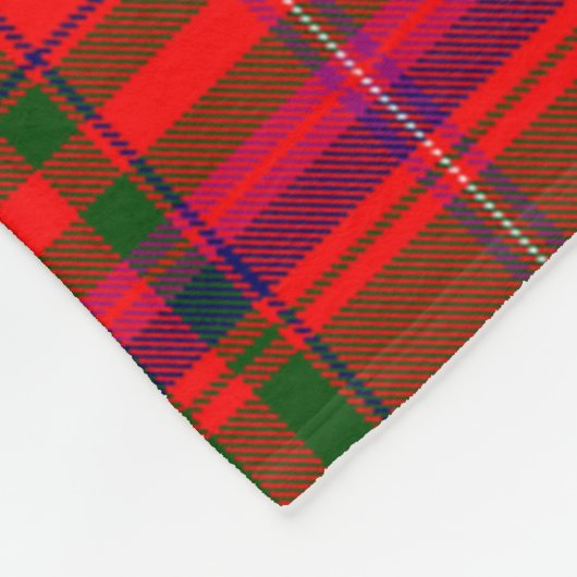 MacDougall Modern Plaid Fleece Deken (Hoek)