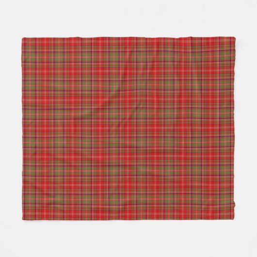 MacDougall Plaid Fleece Deken (Voorkant (Horizontaal))