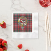 MacDougall Tartan & Badge Servet (Insitu)