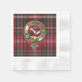 MacDougall Tartan & Badge Servet