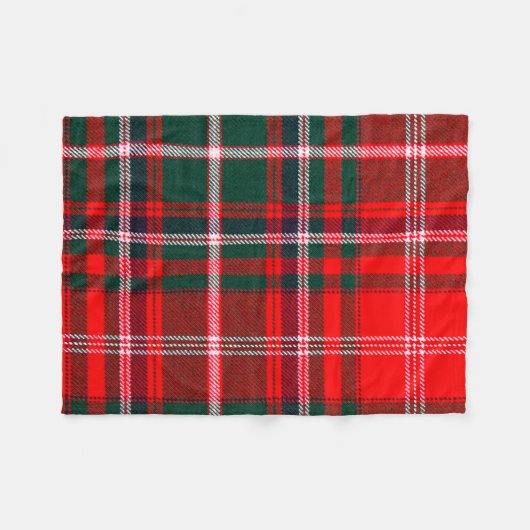 MacDougall Tartan Fleece Deken (Voorkant (Horizontaal))