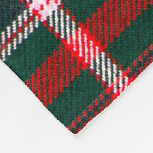 MacDougall Tartan Fleece Deken (Hoek)