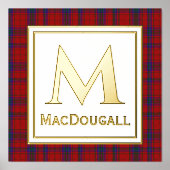 MacDougall Tartan Folie Prints (Voorkant)
