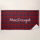 MacDougall Tartan Pset Beach Towel Strandlaken (Voorkant)
