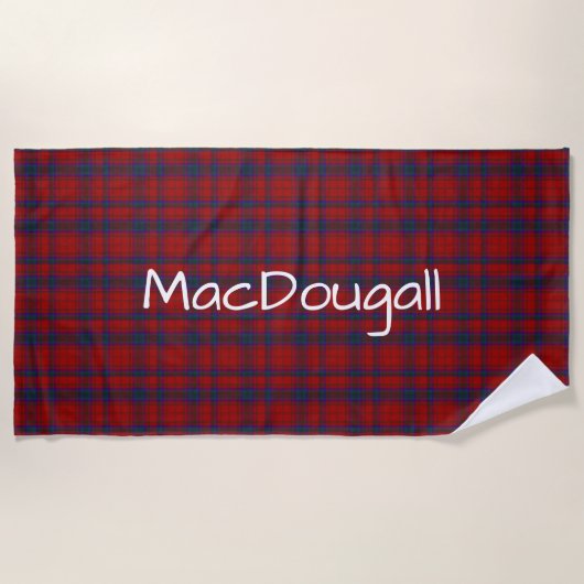 MacDougall Tartan Pset Beach Towel Strandlaken (Voorkant)