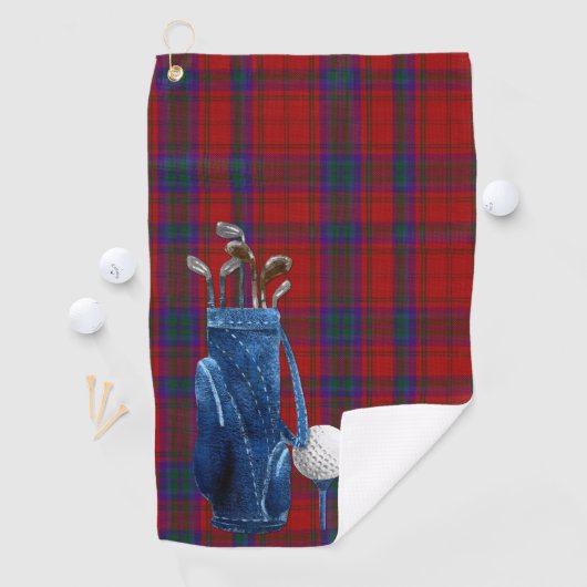MacDougall Tartan Pset Golf Towel Golfhanddoek (Insitu)