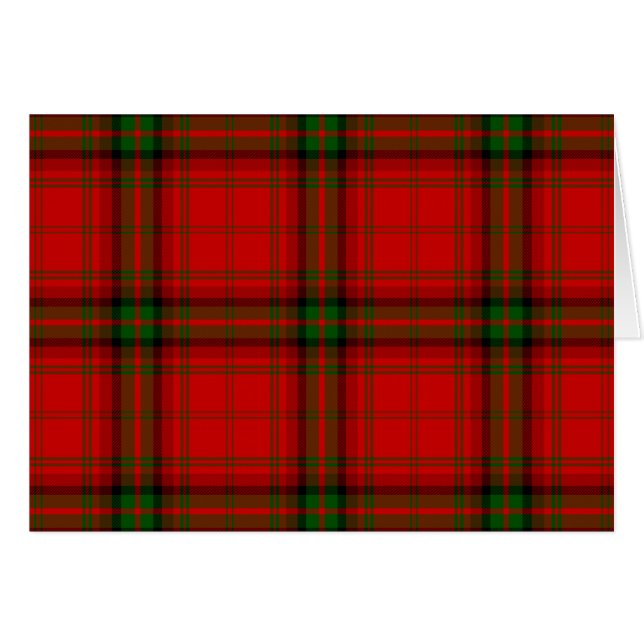 MacDougall tartan rode groene vleid (Voorkant Horizontaal)