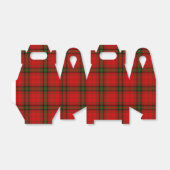 MacDougall tartan rode groene vleid Bedankdoosjes (Uitgevouwen)