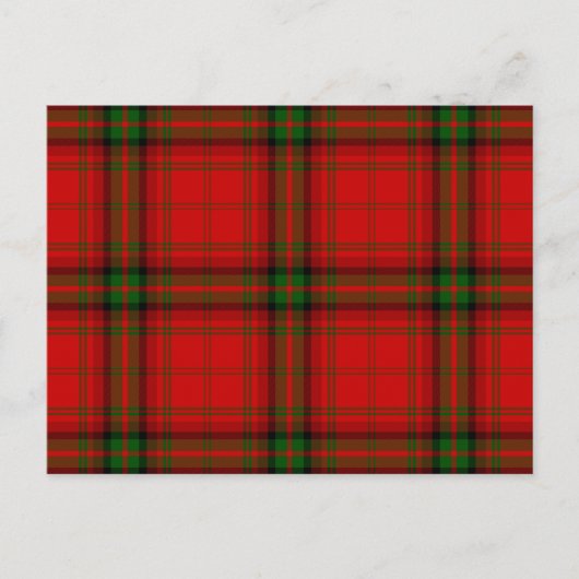 MacDougall tartan rode groene vleid Briefkaart (Voorkant)