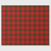 MacDougall tartan rode groene vleid Cadeaupapier (Vlak)