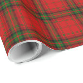 MacDougall tartan rode groene vleid Cadeaupapier (Rol Hoek)