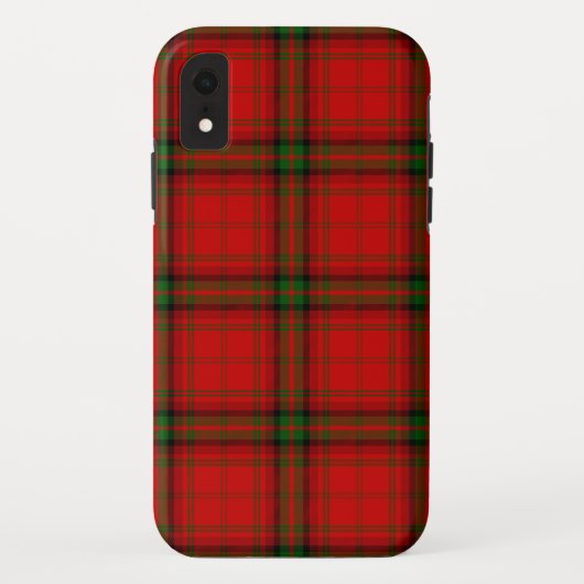 MacDougall tartan rode groene vleid Case-Mate iPhone Case (Achterkant)