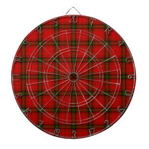 MacDougall tartan rode groene vleid Dartbord