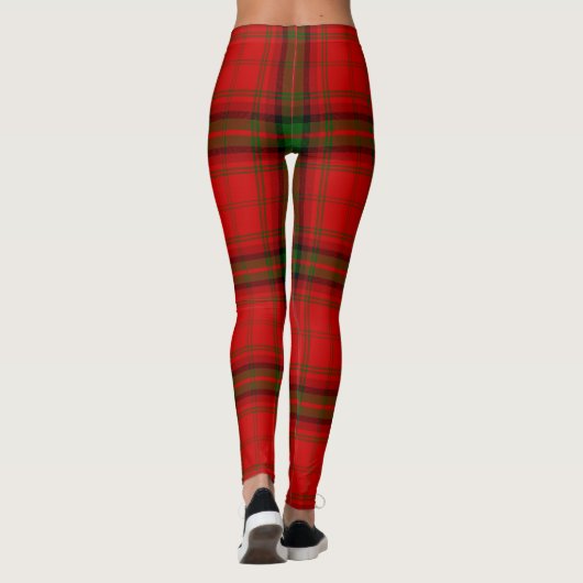 MacDougall tartan rode groene vleid Leggings (Achterkant)