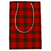 MacDougall tartan rode groene vleid Medium Cadeauzakje (Voorkant)