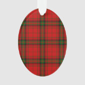 MacDougall tartan rode groene vleid Ornament (voorkant)