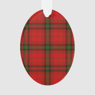 MacDougall tartan rode groene vleid Ornament