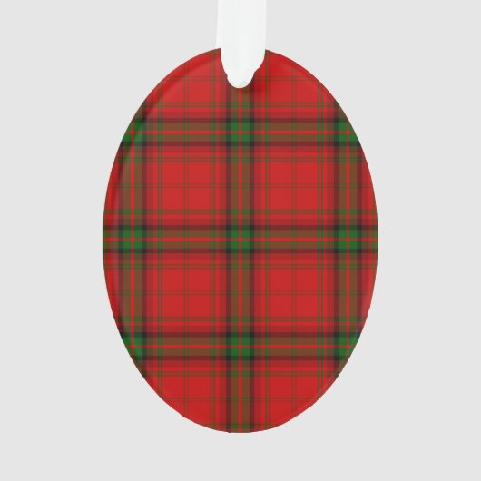 MacDougall tartan rode groene vleid Ornament (achterkant)