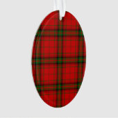 MacDougall tartan rode groene vleid Ornament (voorkant)