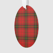 MacDougall tartan rode groene vleid Ornament (voorkant)