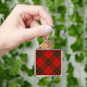 MacDougall tartan rode groene vleid Sleutelhanger (Hand)