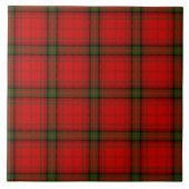 MacDougall tartan rode groene vleid Tegeltje (Voorkant)
