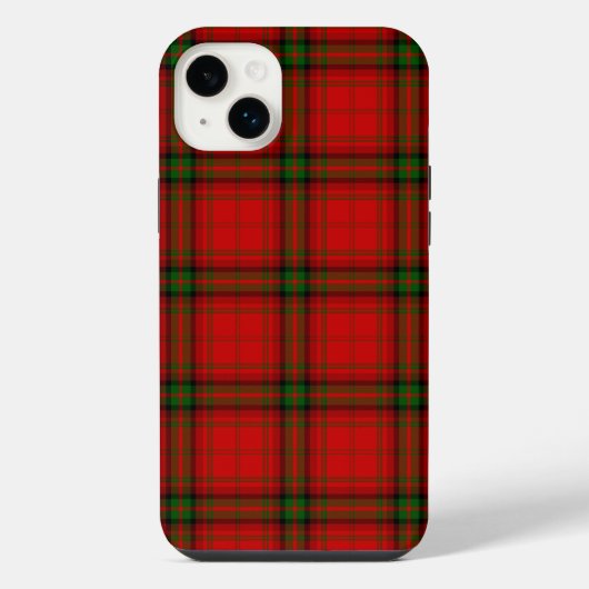 MacDougall tartan rood groen geruit iPhone Hoesje (Achterkant)