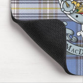 MacDowall Crest + Tartan Muismat (Hoek)