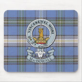 MacDowall Crest + Tartan Muismat (Voorkant)