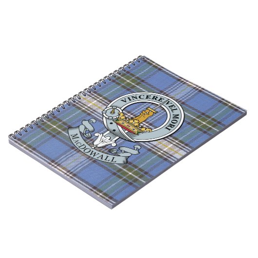 MacDowall Crest + Tartan notebook Notitieboek (Linkerzijde)