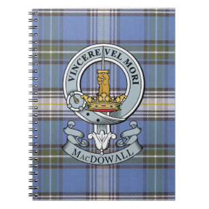 MacDowall Crest + Tartan notebook Notitieboek