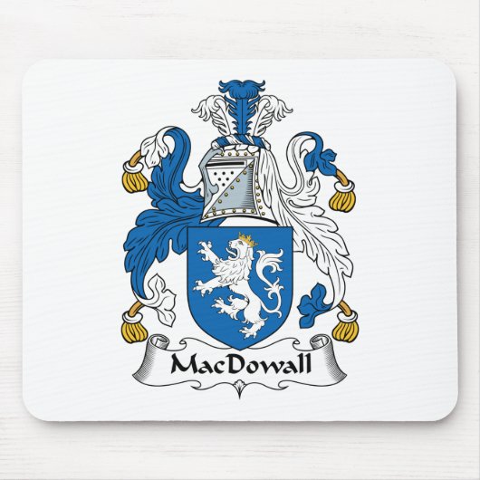 MacDowall Family Crest Muismat (Voorkant)
