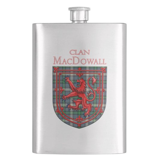 MacDowall Tartan Scottish Play Lion Rampant Flacon (Voorkant)
