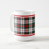 MacDuff Clan Dress Tartan Scottish Pset Koffiemok (Voorkant links)