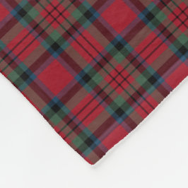 MacDuff Clan Rood, Groen en Blauw Tartan Fleece Deken
