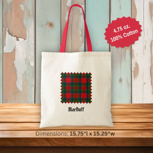 MacDuff Clan Tartan Tote Bag
